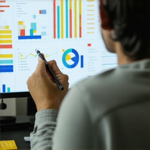 SEO expert reviewing local search analytics in Wichita