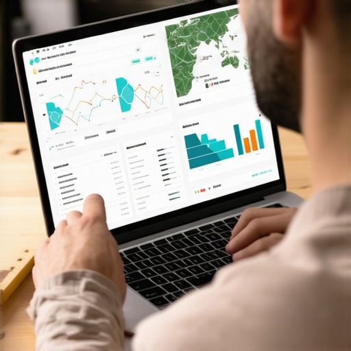 Wichita Local SEO Analysis Marketing professional analyzing Wichita local SEO data on a laptop.