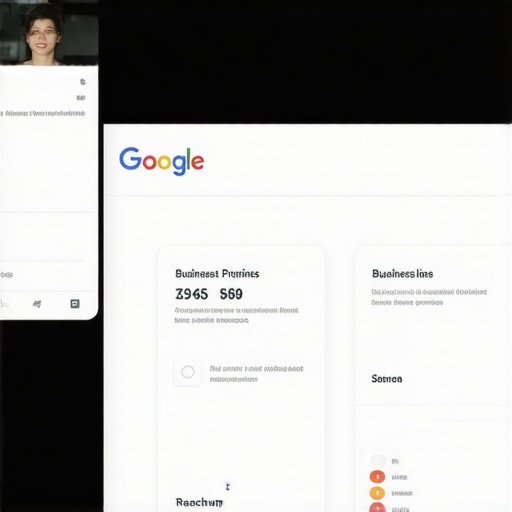 Dashboard showing Google Business Profile with tips for optimization