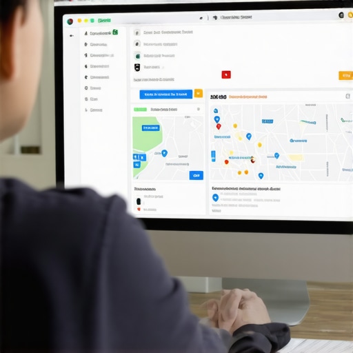 Person reviewing Wichita local SEO maps and rankings on a laptop