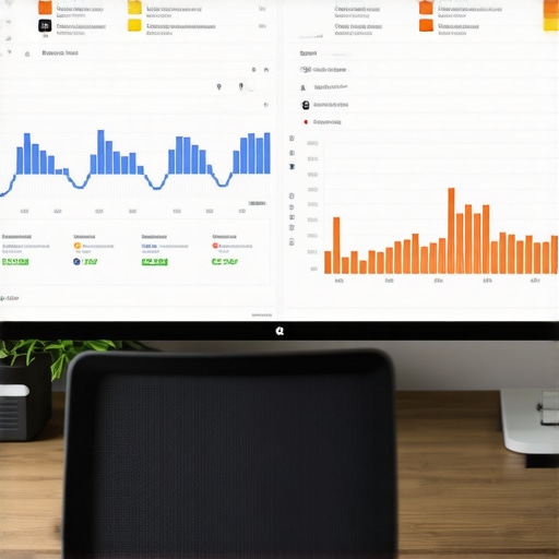 A computer monitor displaying local SEO analytics and citation management for Wichita businesses.