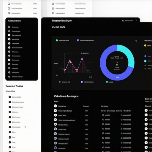 SEO Tools Dashboard for Wichita Maps Ranking Computer screen showing SEO tools dashboard with local search metrics
