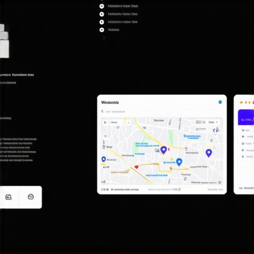 Local SEO Dashboard with Analytics Computer screen displaying Wichita local SEO analytics and map rankings